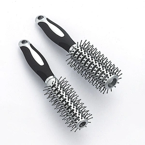 Factory wholesale custom hairdresser styling brush hair dryer hair brush plastic massage brush