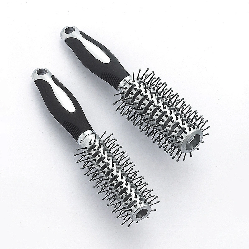 Factory wholesale custom hairdresser styling brush hair dryer hair brush plastic massage brush