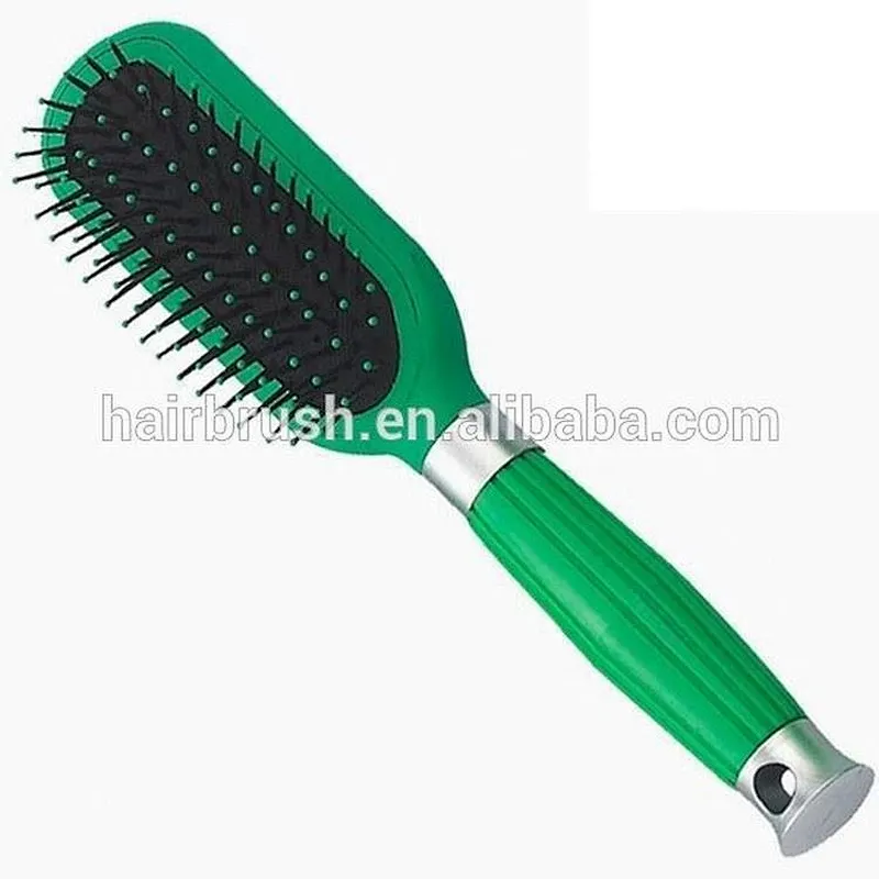 Black Cushion Plastic Paddle Hair Brush professional hairbrush