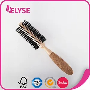 Competitive price round fsc wooden hair brush