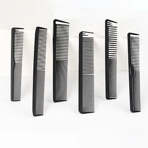 custom carbon wide tooth comb carbon braiding comb