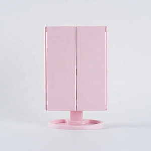 2020 hot selling vanity mirror led lights fold led compact mirror customized led makeup mirror for salon