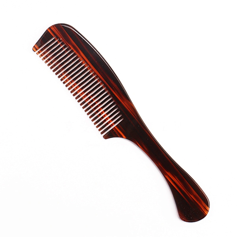 Popular and cheap cellulose acetate handmade hair comb