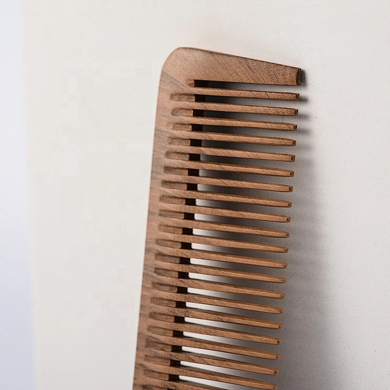 wooden hot comb paddle sandal wood comb hair wood hair comb natural wooden handle