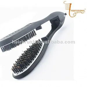 Ceramic hair straightening brushes