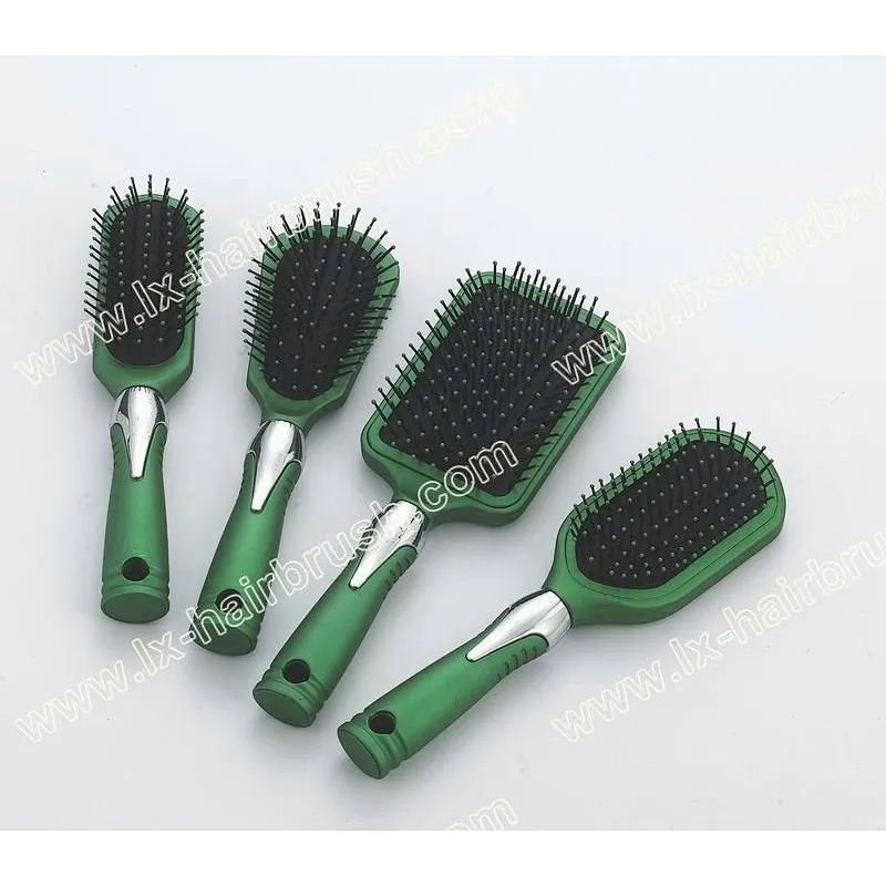 Plastic cushion hairbrush,cushion paddle brush hair care products