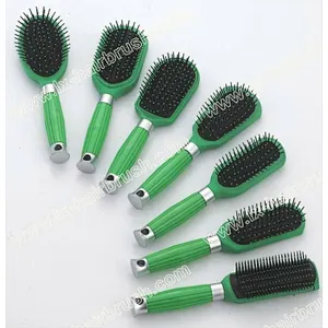Plastic cushion hairbrush,plastic hairbrush set wholesale for salon beauty