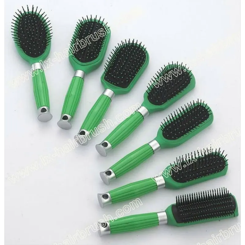 Plastic cushion hairbrush,plastic hairbrush set wholesale for salon beauty