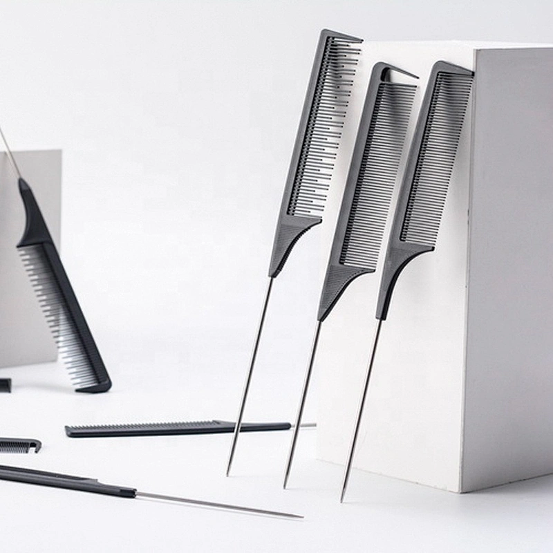 parting comb private label rat tail carbon combs