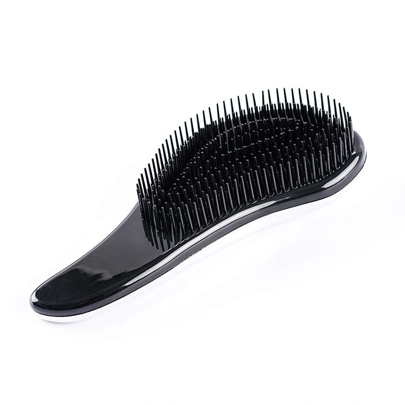New fashion ABS Anti-static air soft bristle rose gold detangling hair brush