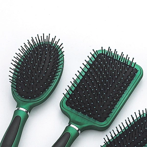 Professional custom hairdresser ventilation hair brush plastic shower brush massage brushes