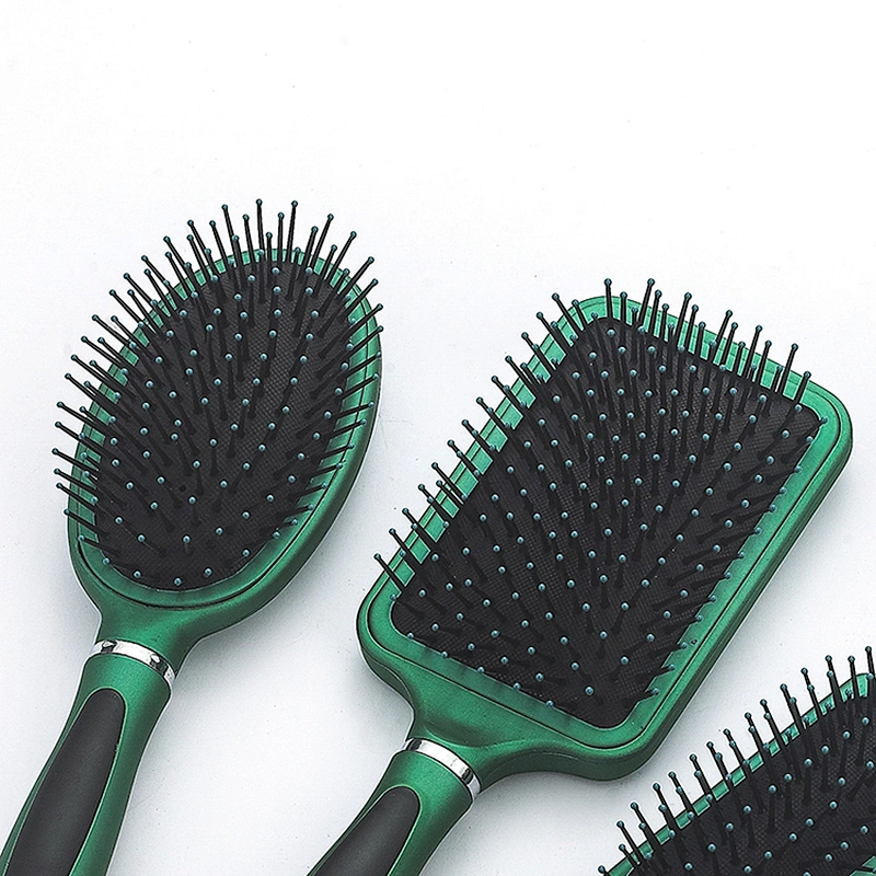 Professional custom hairdresser ventilation hair brush plastic shower brush massage brushes
