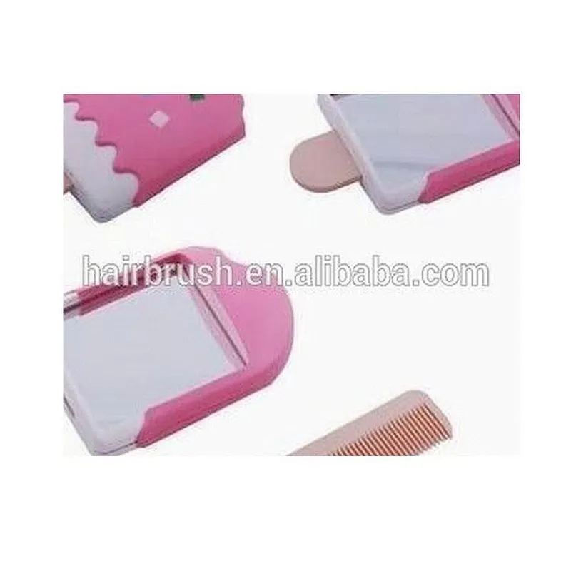 2020 Hot sales Factory special design ice-cream shape cute compact mirror