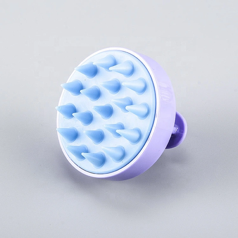 Home personal care shampoo brush plastic silicone scalp massage shower brush