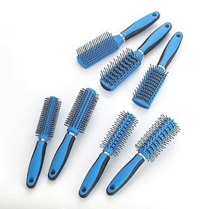 Professional hairdresser styling brush plastic hair round brush ventilation cushion brush
