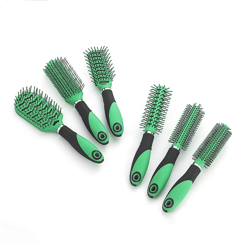 Professional custom hair brush dryer vent hair brush plastic massage brush