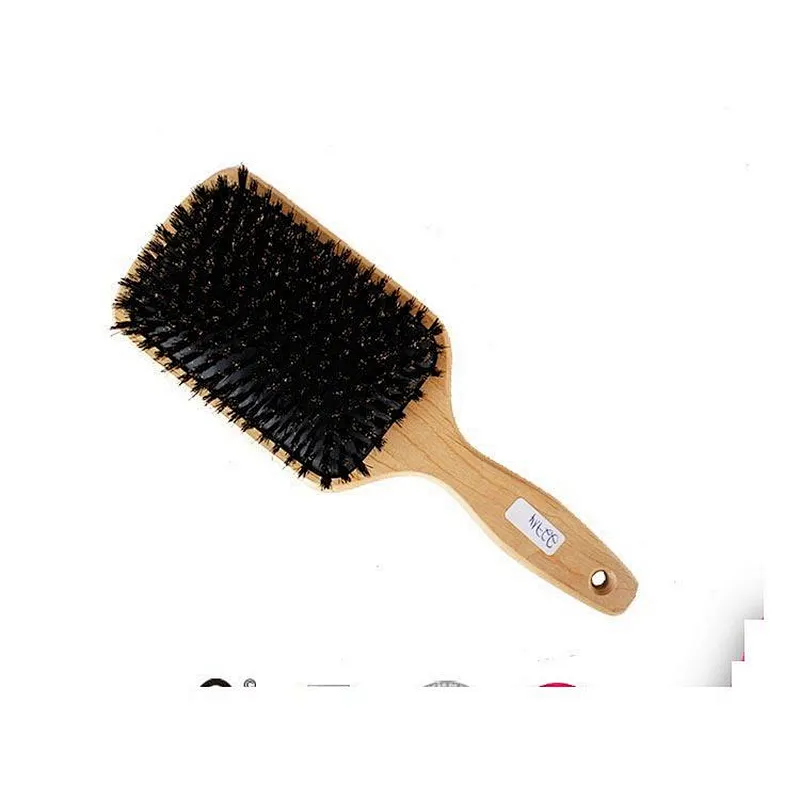 Exquisite salon and home colorful pig hair brush