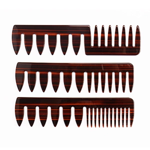 Good price high quality cellulose acetate handmade hair comb