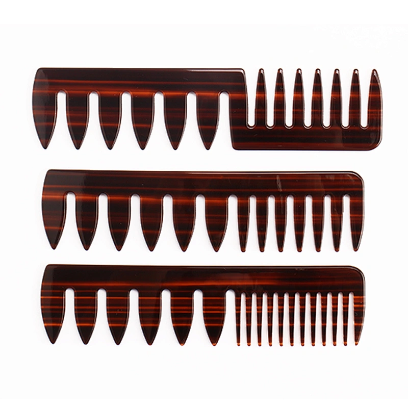 Good price high quality cellulose acetate handmade hair comb