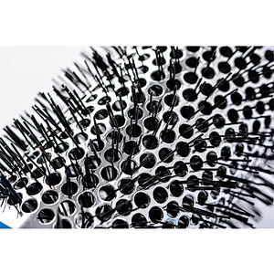 Aluminum Barrel Hair Brush Nylon Heat-resistant Ceramic Brush Ionic Nano Technology Round Hair Brush