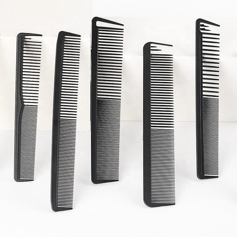 Antistatic carbon fiber barber comb  for salon custom carbon strong heat-resisting hair comb