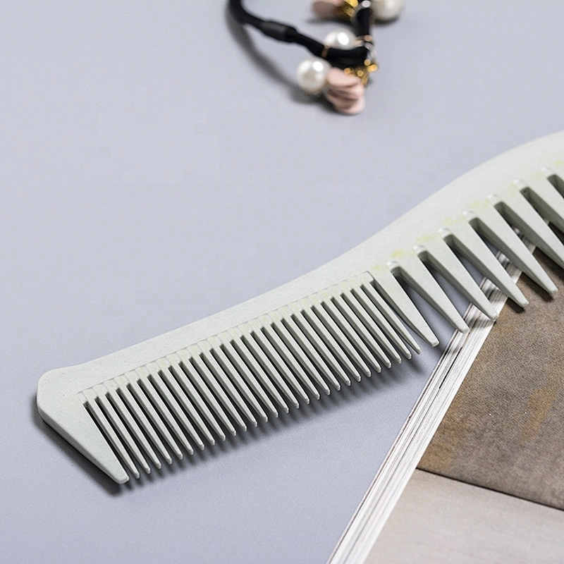 Personal care tangle teezer household wide tooth comb  plant degradable material flat comb curved hair comb