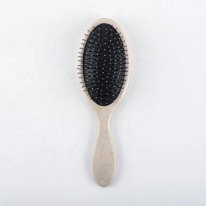 Plant degradable material detangling brush household scalp massager shampoo brush personal care hair brush