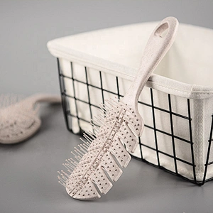 Plant degradable material detangling brush household shower hair brush personal care hair brush