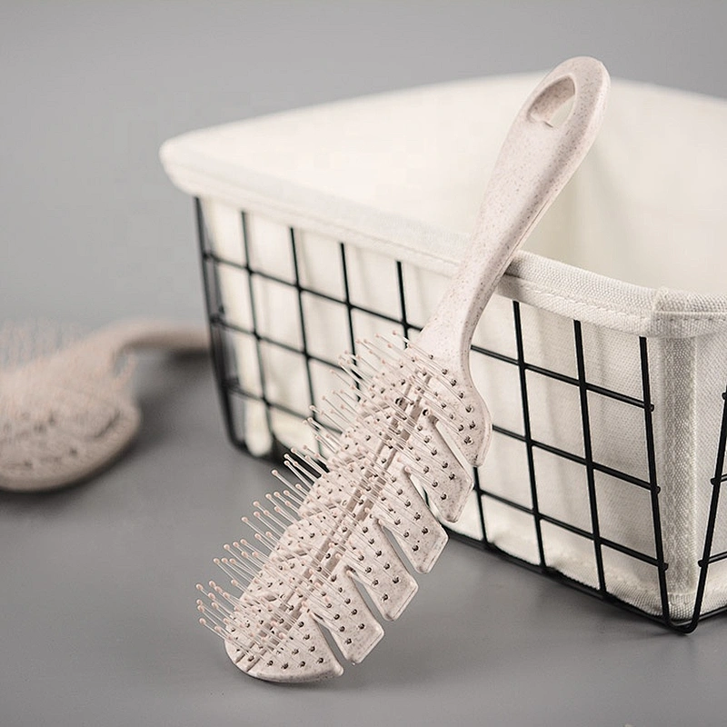 Plant degradable material detangling brush household shower hair brush personal care hair brush