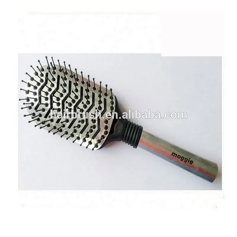 OEM Wholesale Fashion plastic hair brush with high quality