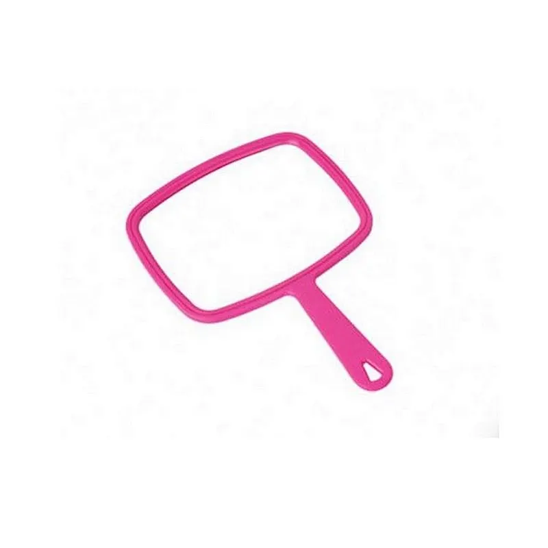New arrival fashionable cosmetic shape princess plastic mirror with handle