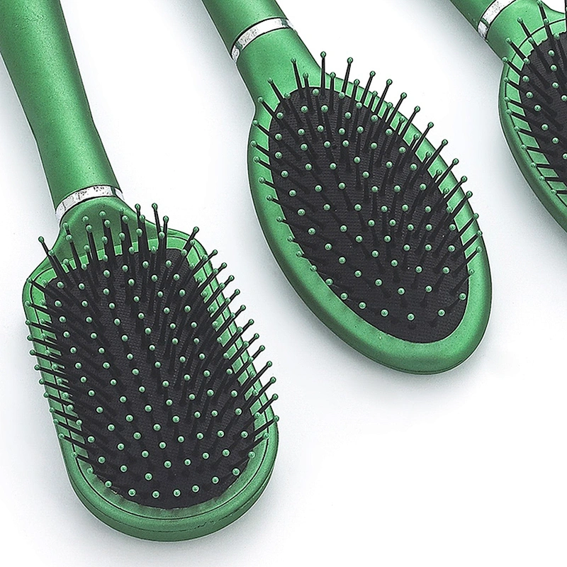 hotest selling plastic metal coating hair ventilation brush round salon beauty professional brush