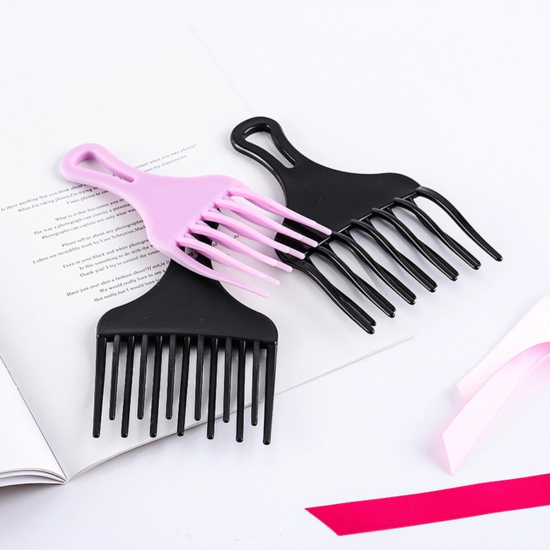 Popular plastic hair afro comb hairdressing styling tool durable high quality ABS hair combs clipper comb