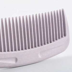 Plant degradable material personal care tangle teezer household wide tooth comb  detangle comb