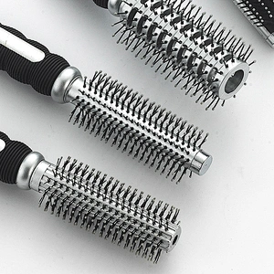 Customized various color massage hair brush paddle hair brush hair dryer companion ventilation brush