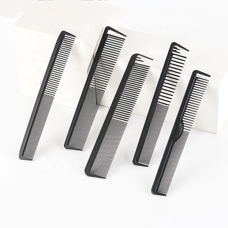 Antistatic carbon fiber barber comb  for salon custom carbon strong heat-resisting hair comb