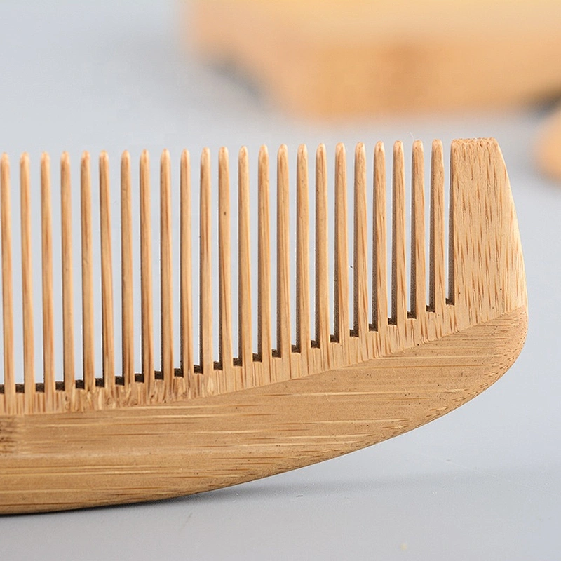 wooden comb with handle hair wooden afro comb  wooden earrings comb with logo