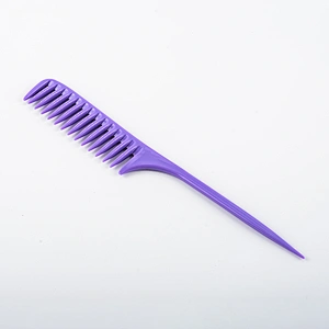 Wholesale long plastic customized pin rat tail comb