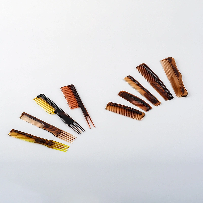 OEM customized wide tooth plastic hair teasing combs