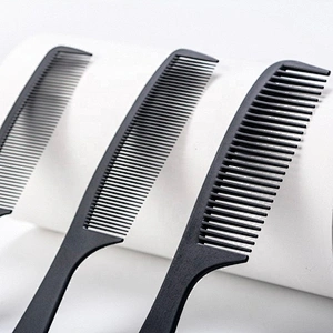 OEM available hot sale hair cutting comb carbon combs heat resistant