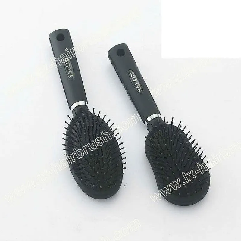 Plastic cushion hair brush