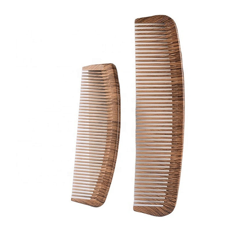 wood comb hair bamboo 100% natural wood razor like comb peach hair wood comb
