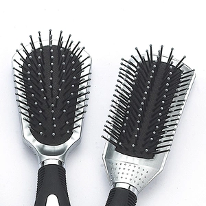 Factory wholesale custom hairdresser styling brush hair dryer hair brush plastic massage brush