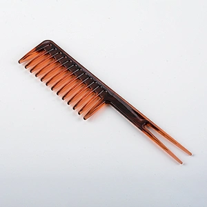 OEM customized wide tooth plastic hair teasing combs