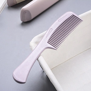 Plant degradable material personal care tangle teezer household wide tooth comb  detangle comb
