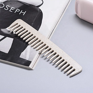 Plant degradable material hair comb household wide tooth comb personal care tangle teezer flat comb
