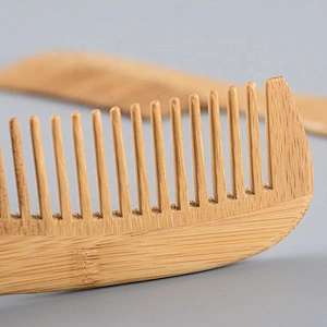 wide tooth hot wood hair comb machines peach wood hair comb  thin custom wooden comb