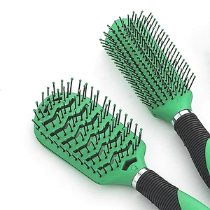 Professional custom hair brush dryer vent hair brush plastic massage brush