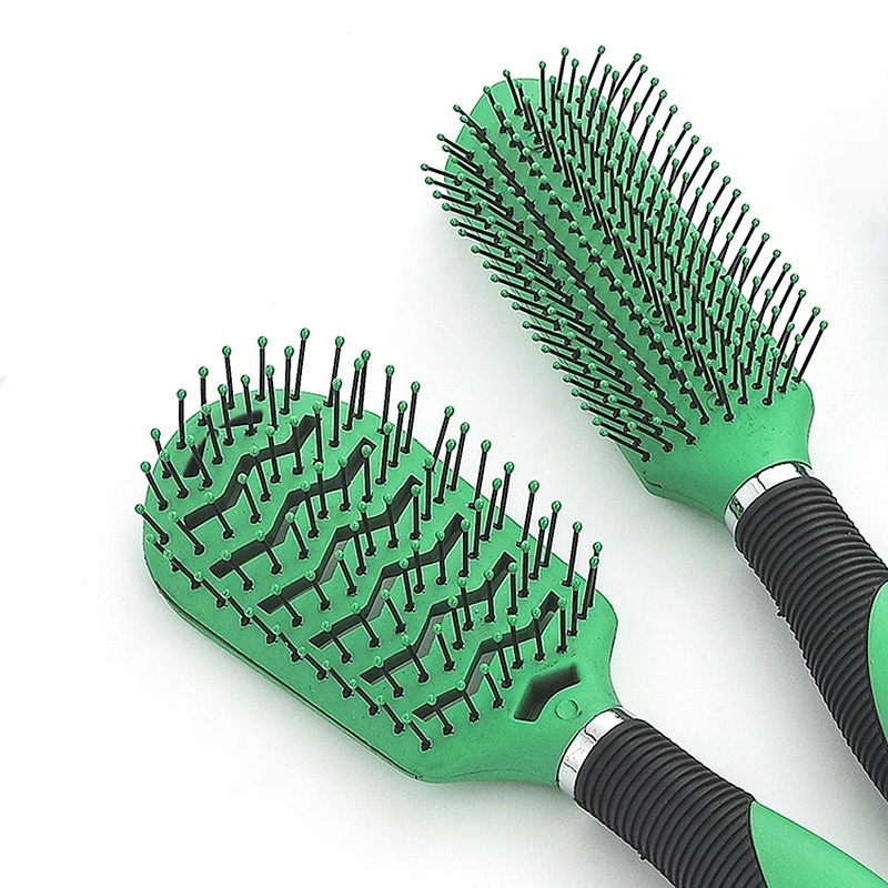 Professional custom hair brush dryer vent hair brush plastic massage brush