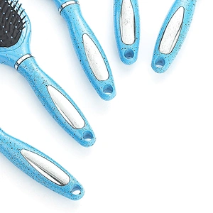 Wholesale custom plastic massage brushes of various colors detangling hair brush